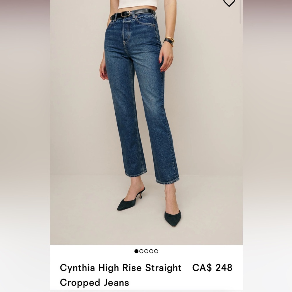 Reformation jeans size 24